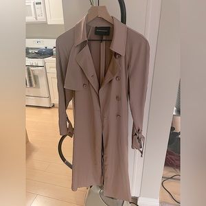 BCBG Max Azria Rose Trench Coat, Size XXS